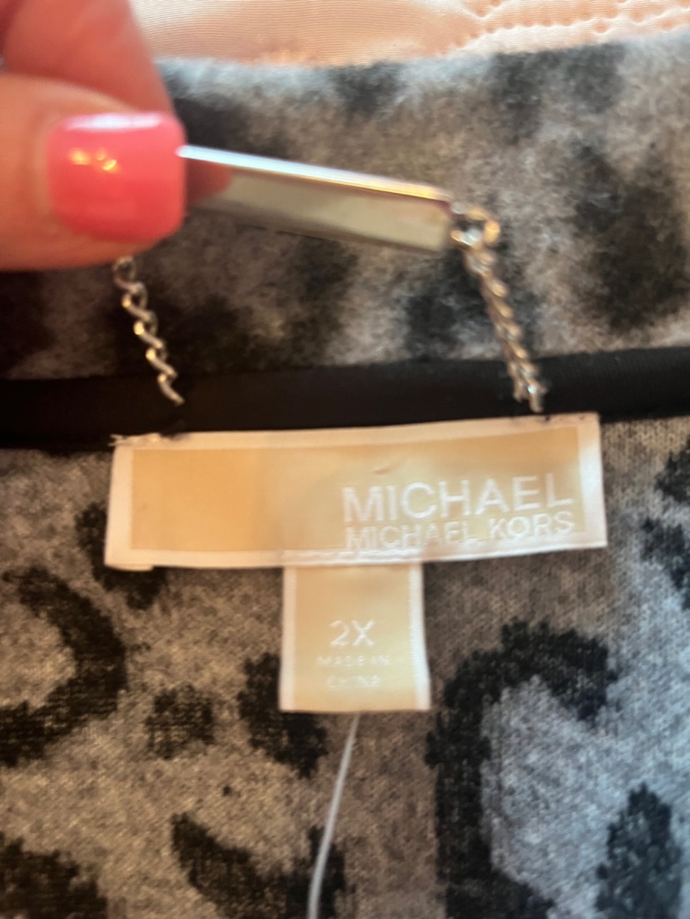 NWT Michael Kors Leopard Coat - Picture 10 of 13